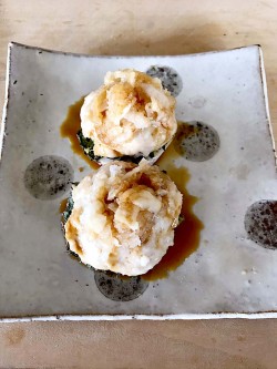 image_料理_れんこんと鶏つくねのおろしのっけ